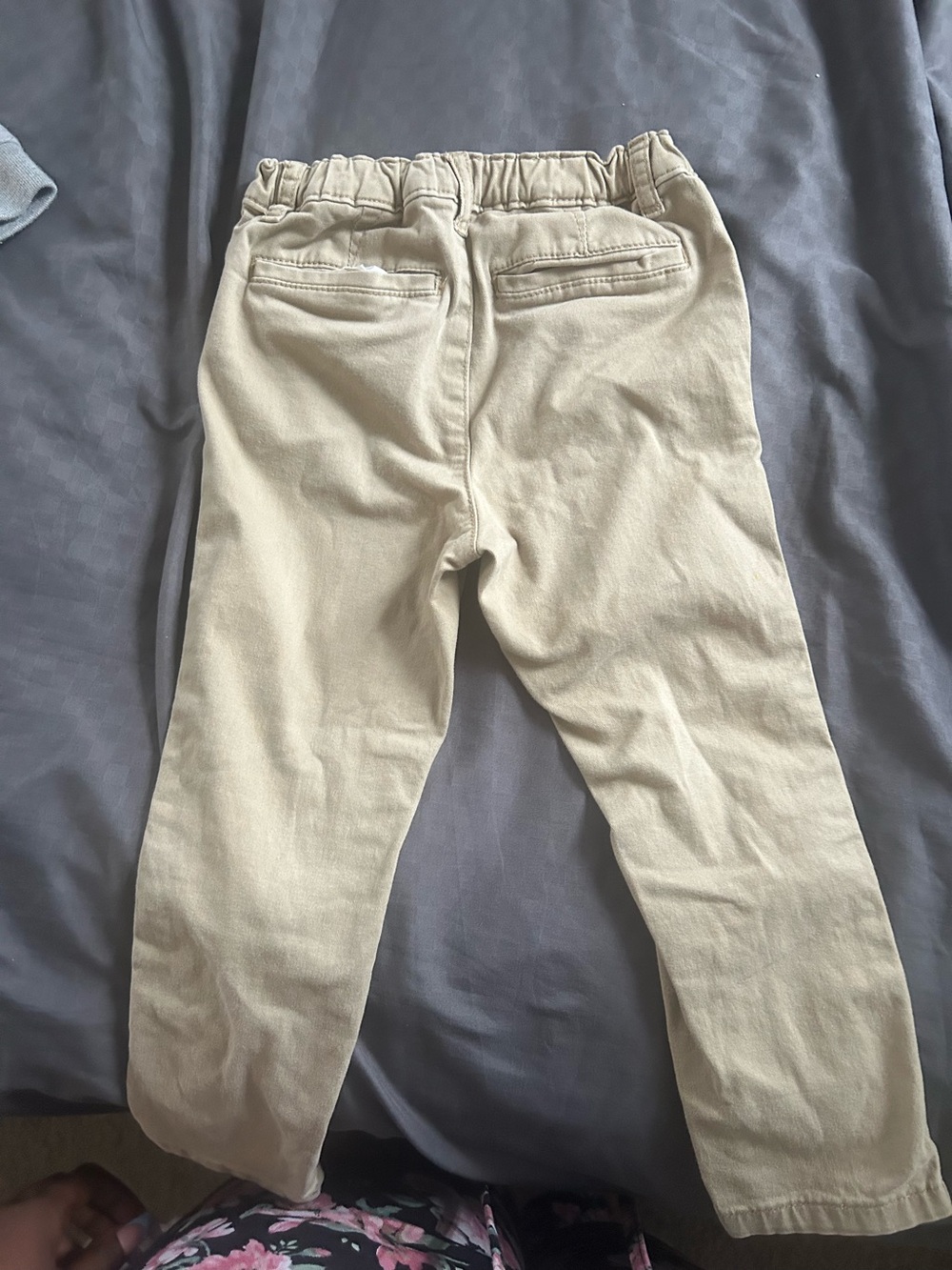 Place Tan Elastic-Waist Chinos